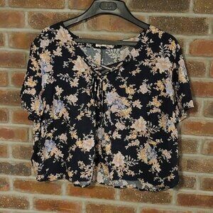 Harper Zoe Floral Crop Top